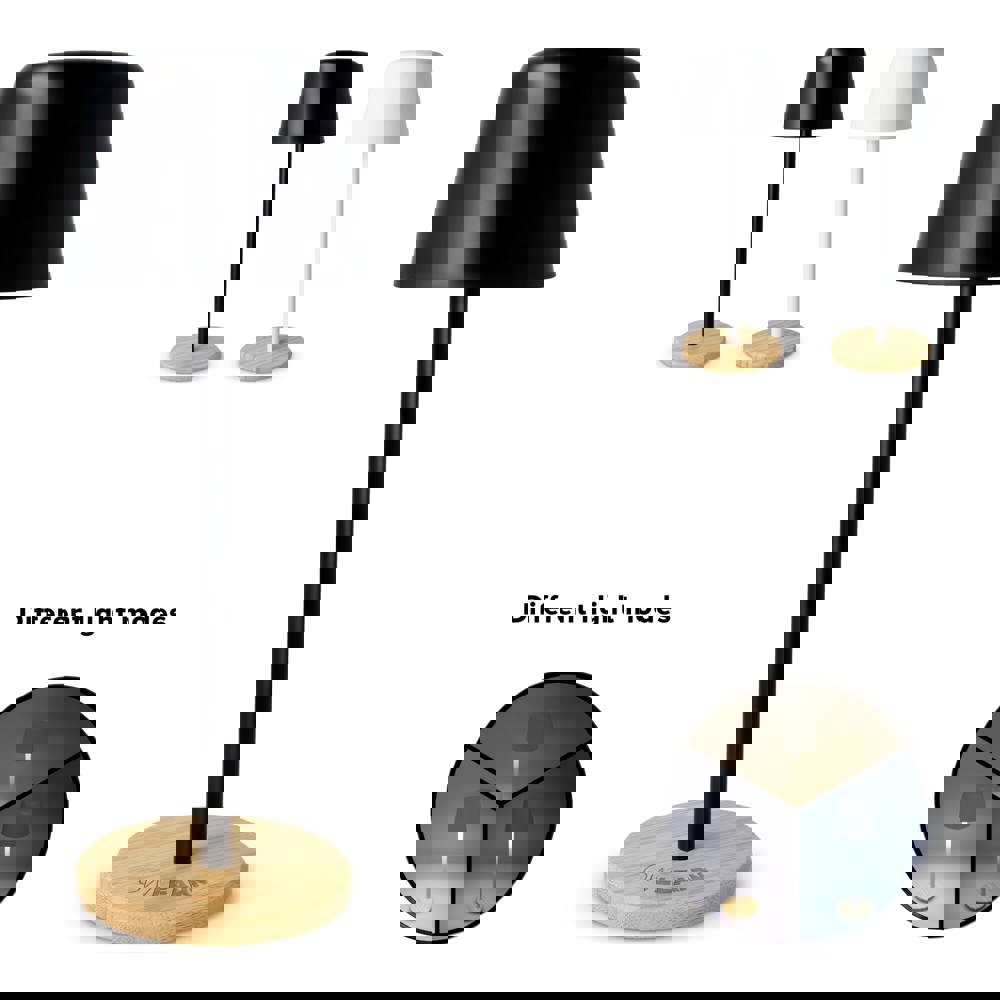 Solis Dimmable Table lamp with bamboo base