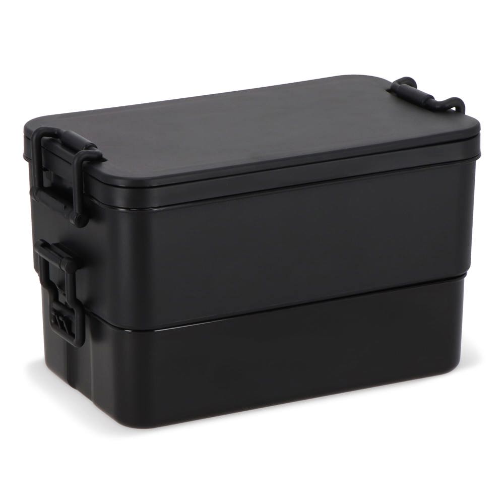 Double layer Lunch Box with Cutlery