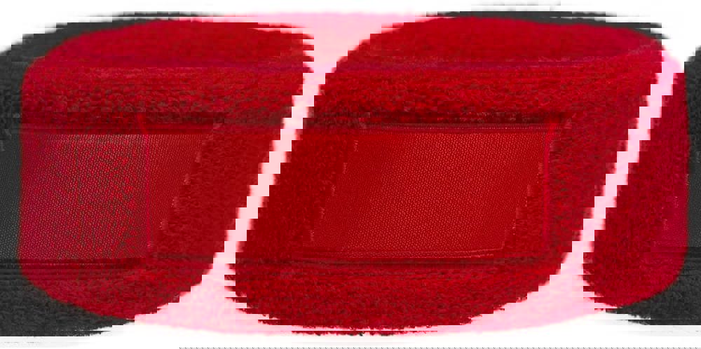 Frottier Stirnband mit Label - Rot (PMS 199c) / Rot