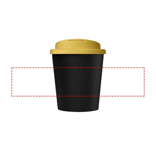 Americano® Espresso Eco 250 ml recycled tumbler with spill-proof lid 