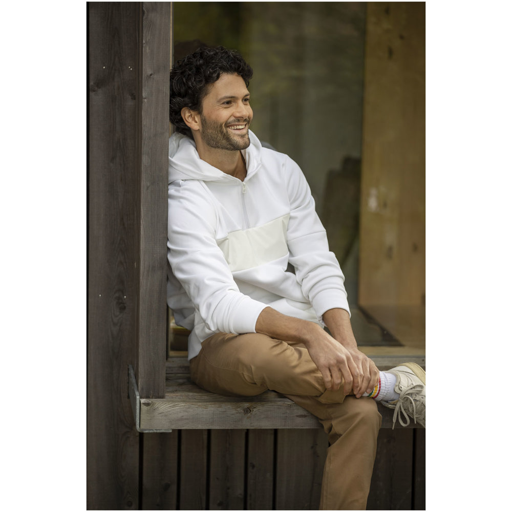 Sayan men's half zip anorak hooded sweater