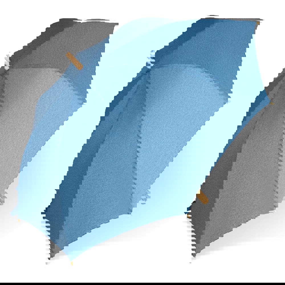 Stick umbrella 25” R-PET straight handle auto open - Dark blue