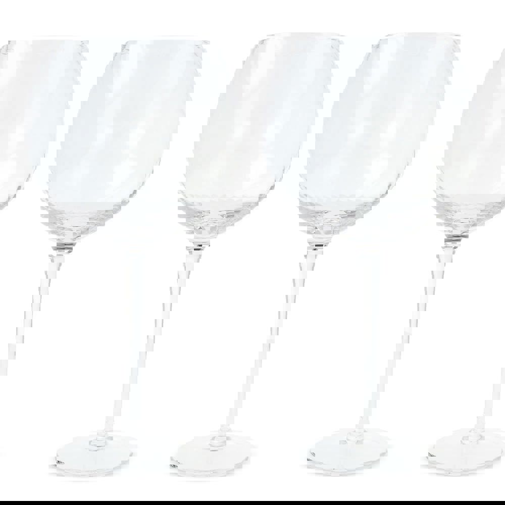 Byon Opacity 2er-Set Weingläser mit stilvollem Glasmuster 470ml