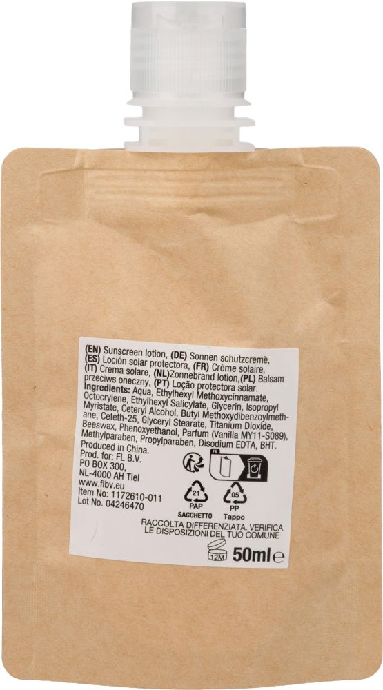 Paper bag sunscreen lotion Kyle