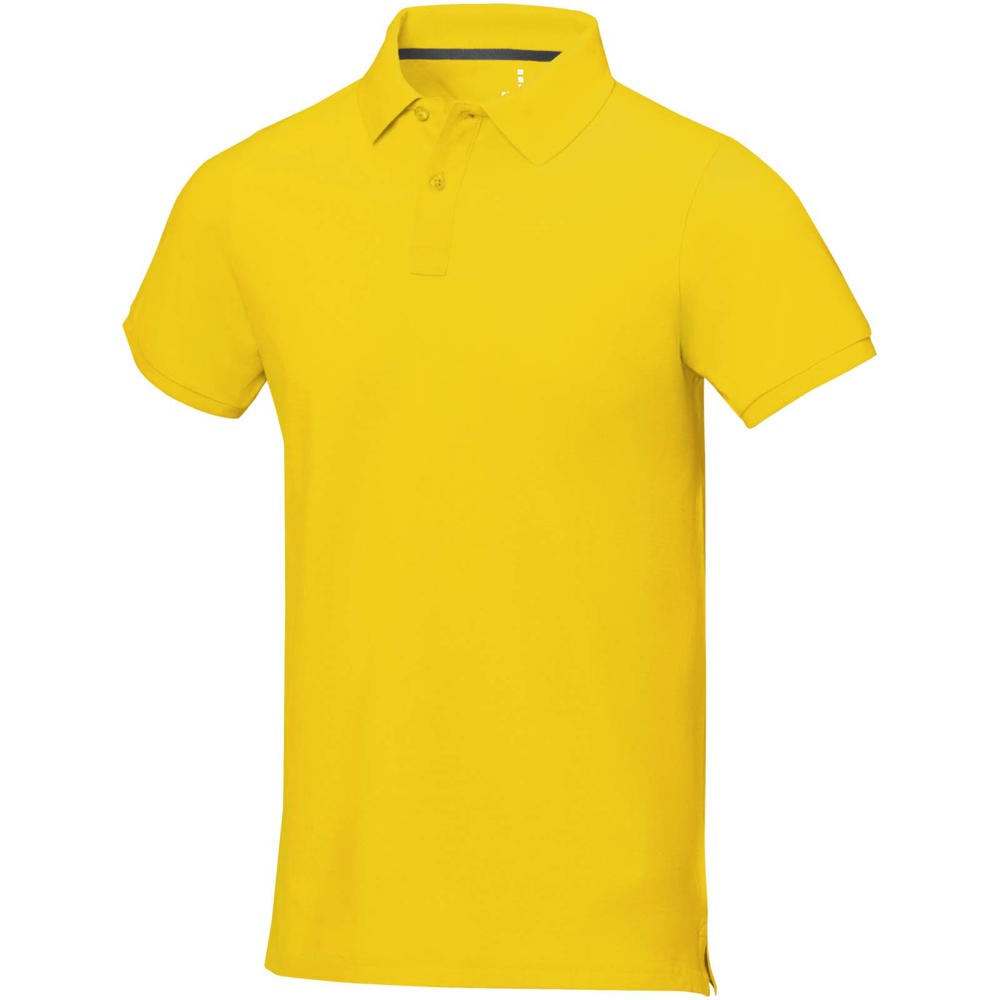 Calgary short sleeve men's polo - yellow