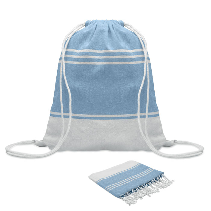 HAMMA - Hammam towel drawstring set - Turquoise