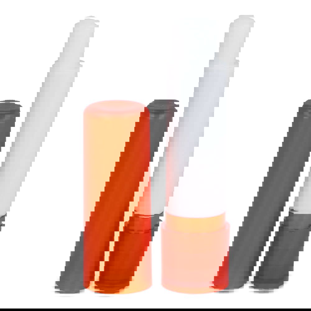 Classic lipbalm stick recycled materials - Ecru / Orange