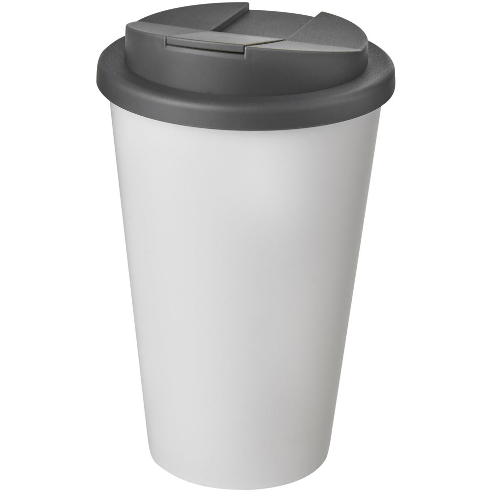 Americano® 350 ml tumbler with spill-proof lid - White, Grey