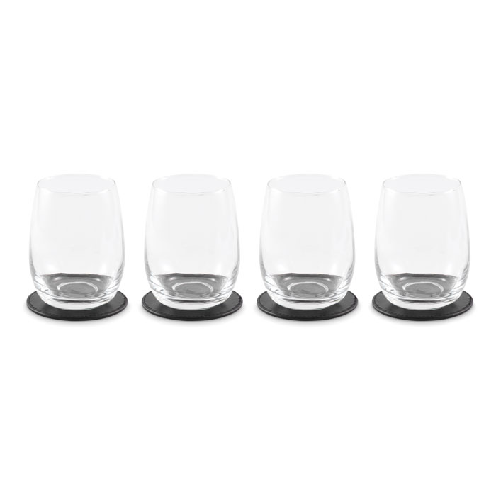 POSA SET - Set van 4 PU onderzetters