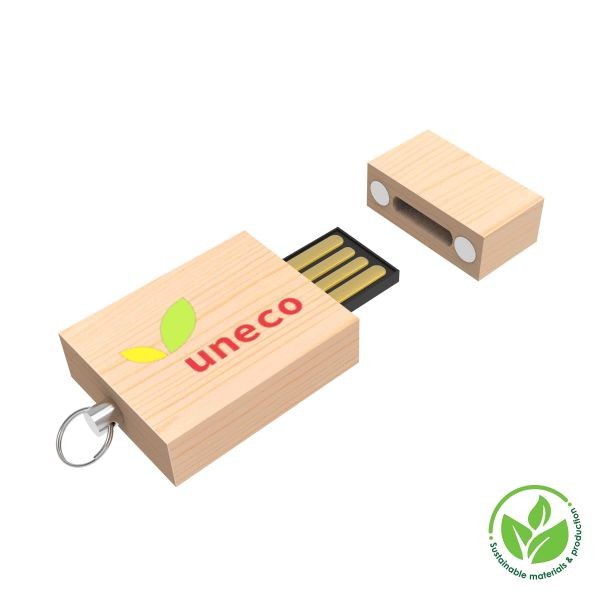 USB Stick Eco Wood- Bruin- 64GB 2.0