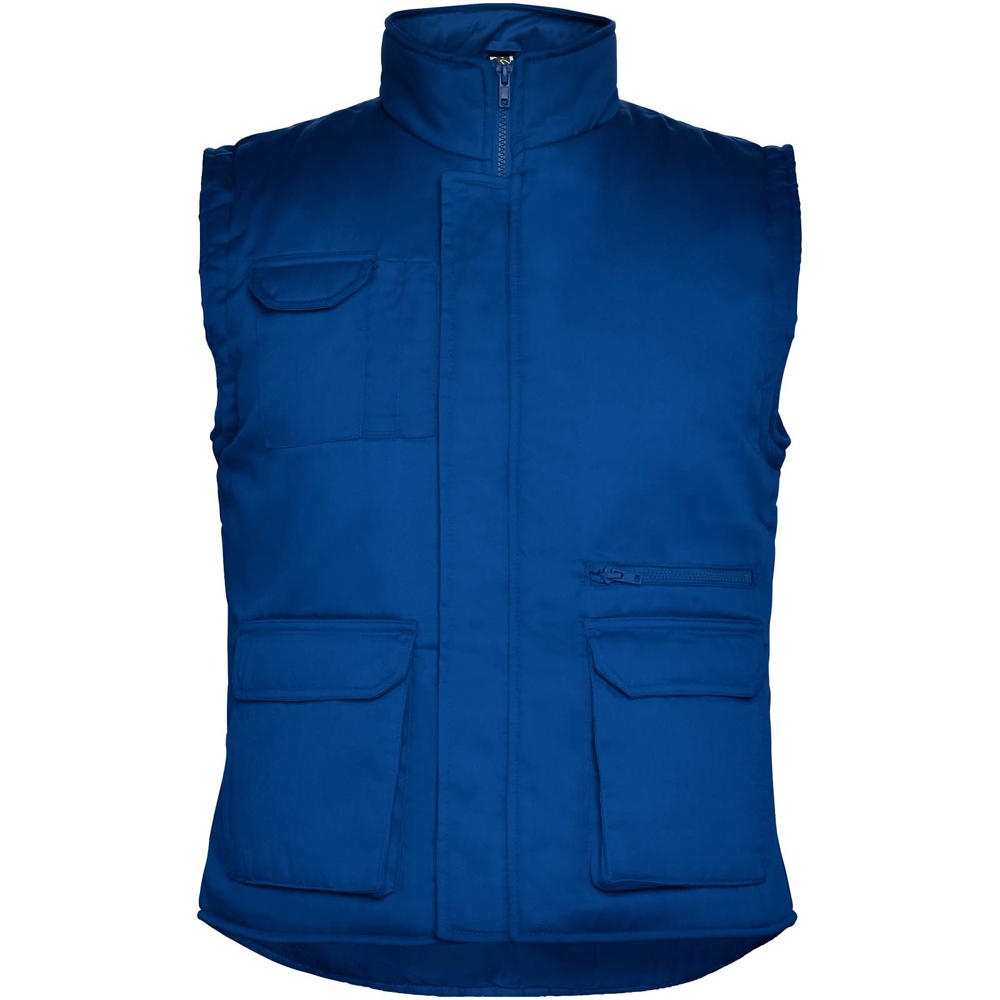 Almanzor multifunctionele werkbodywarmer met hoge kraag - Koningsblauw