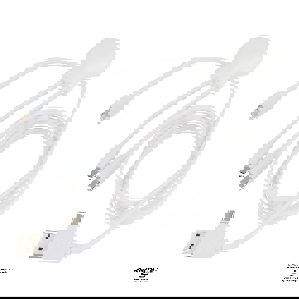 3199 | Xoopar Mr. Bio Powerbank and Cable pack 7000mAh - White