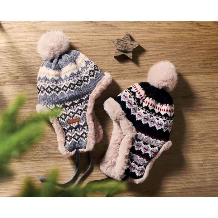 YULONG - Gebreide muts met oorflap