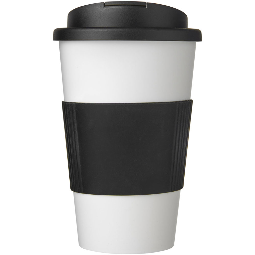 Americano® 350 ml tumbler with grip & spill-proof lid