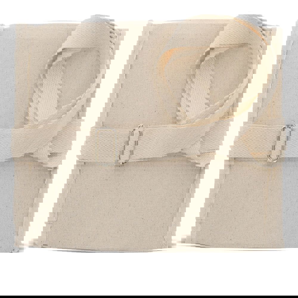 Cooler bag 100% cotton exterior square 22x18x18cm