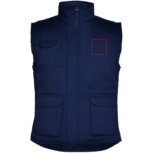 Almanzor multifunctionele werkbodywarmer met hoge kraag