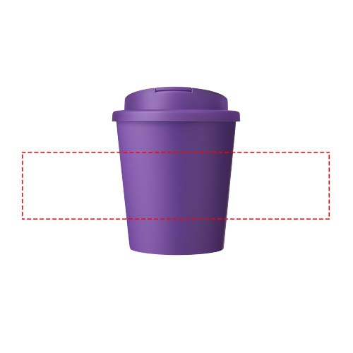 Americano® Espresso Eco 250 ml recycled tumbler with spill-proof lid 
