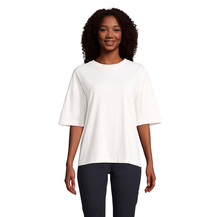 BOXY WOMEN - BOXY WOMEN T-SHIRT OVERSIZE - Cremefarben