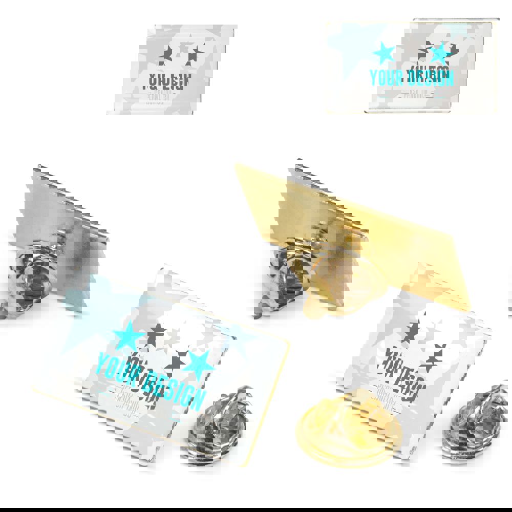 Metal pin, rectangle 26x14mm