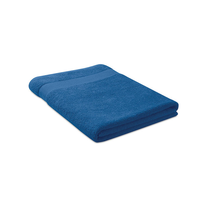 MERRY - Handdoek organisch 180x100 - Royal Blauw