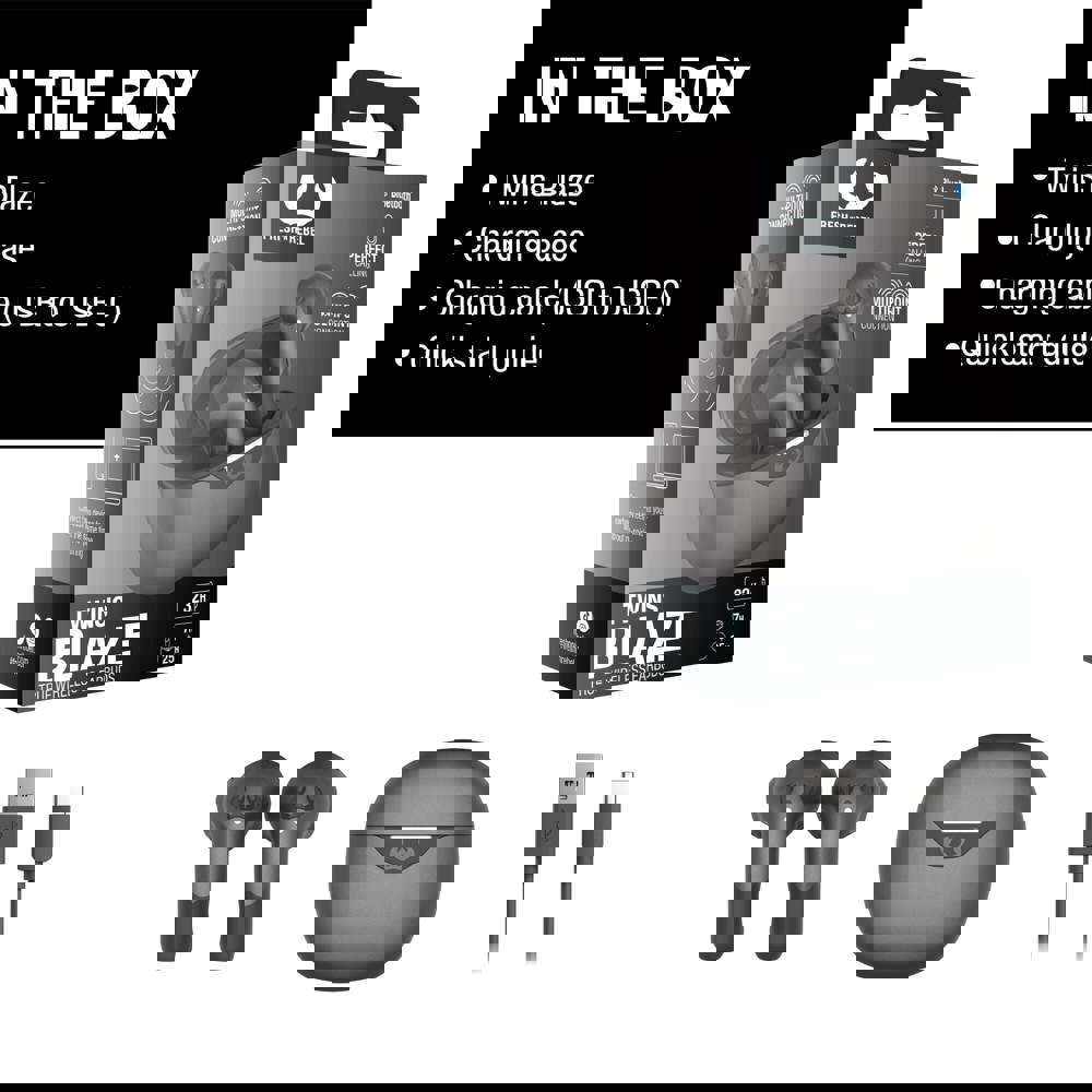 3TW2200 I Fresh 'n Rebel Twins Blaze - True Wireless earbuds with ENC