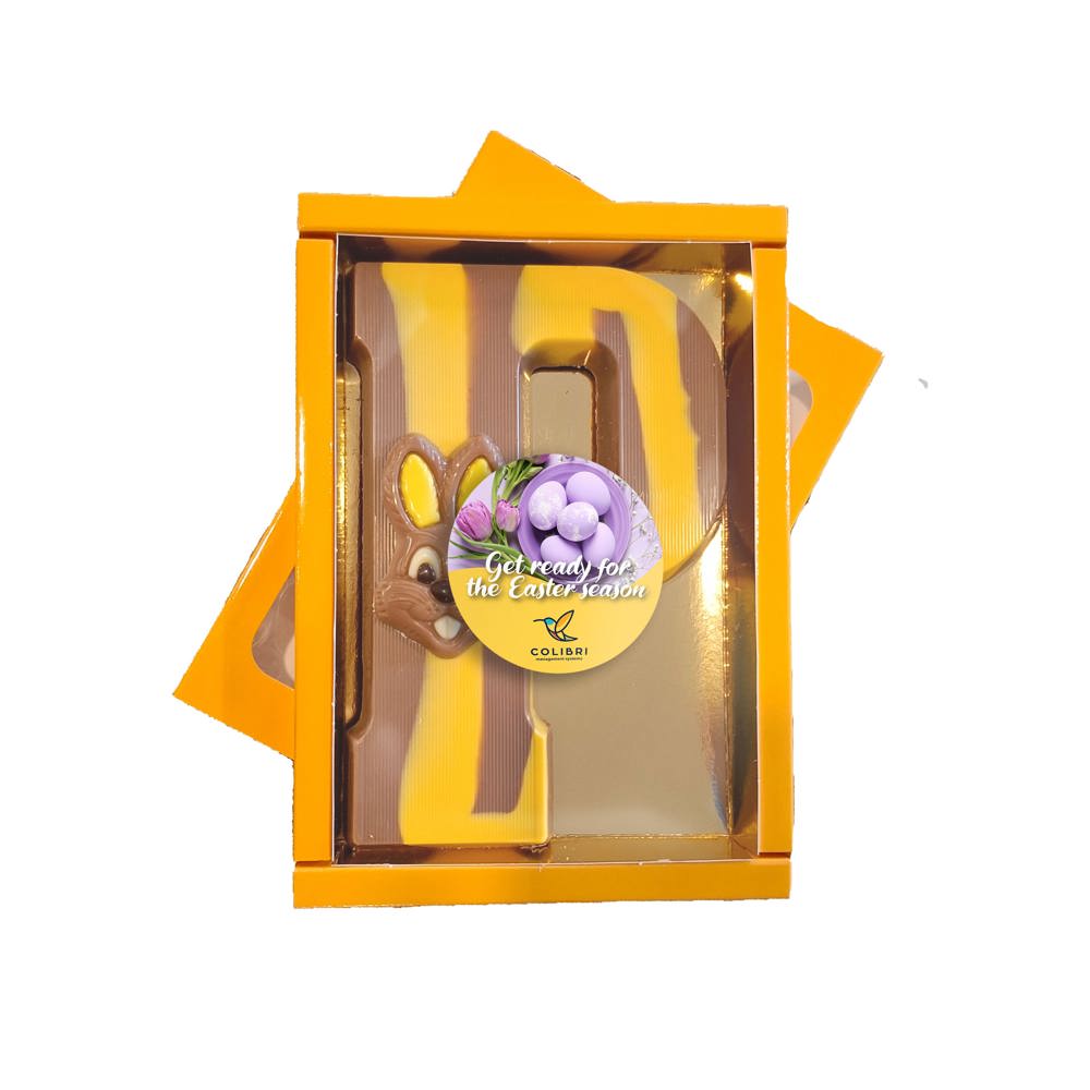 Easter chocolate letter