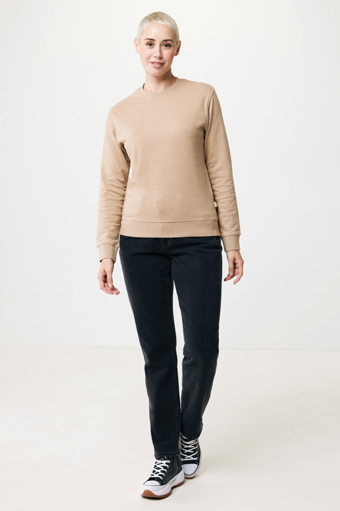 IQONIQ Denali recycled cotton crew neck undyed