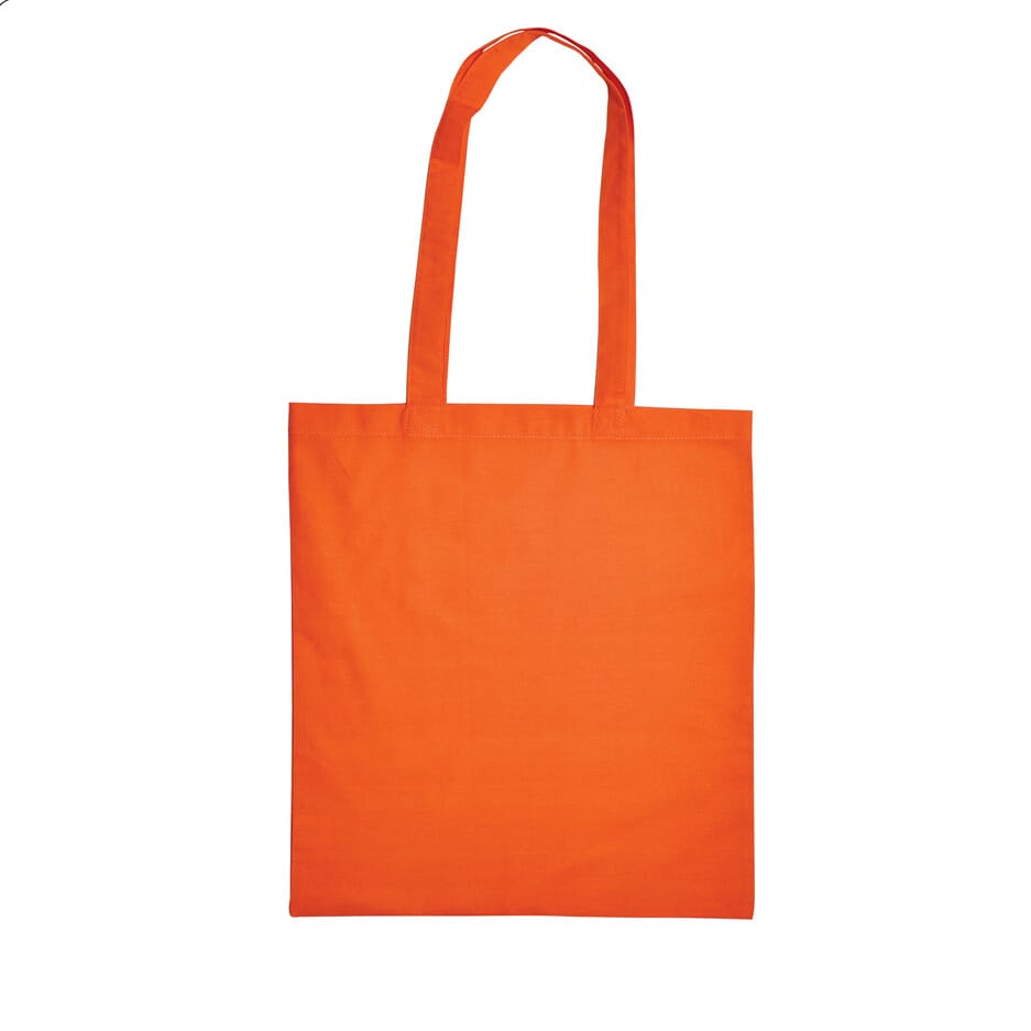 Baumwolltasche mit langen Henkeln, 140 gr/m² - Orange (PMS1585C) / Orange