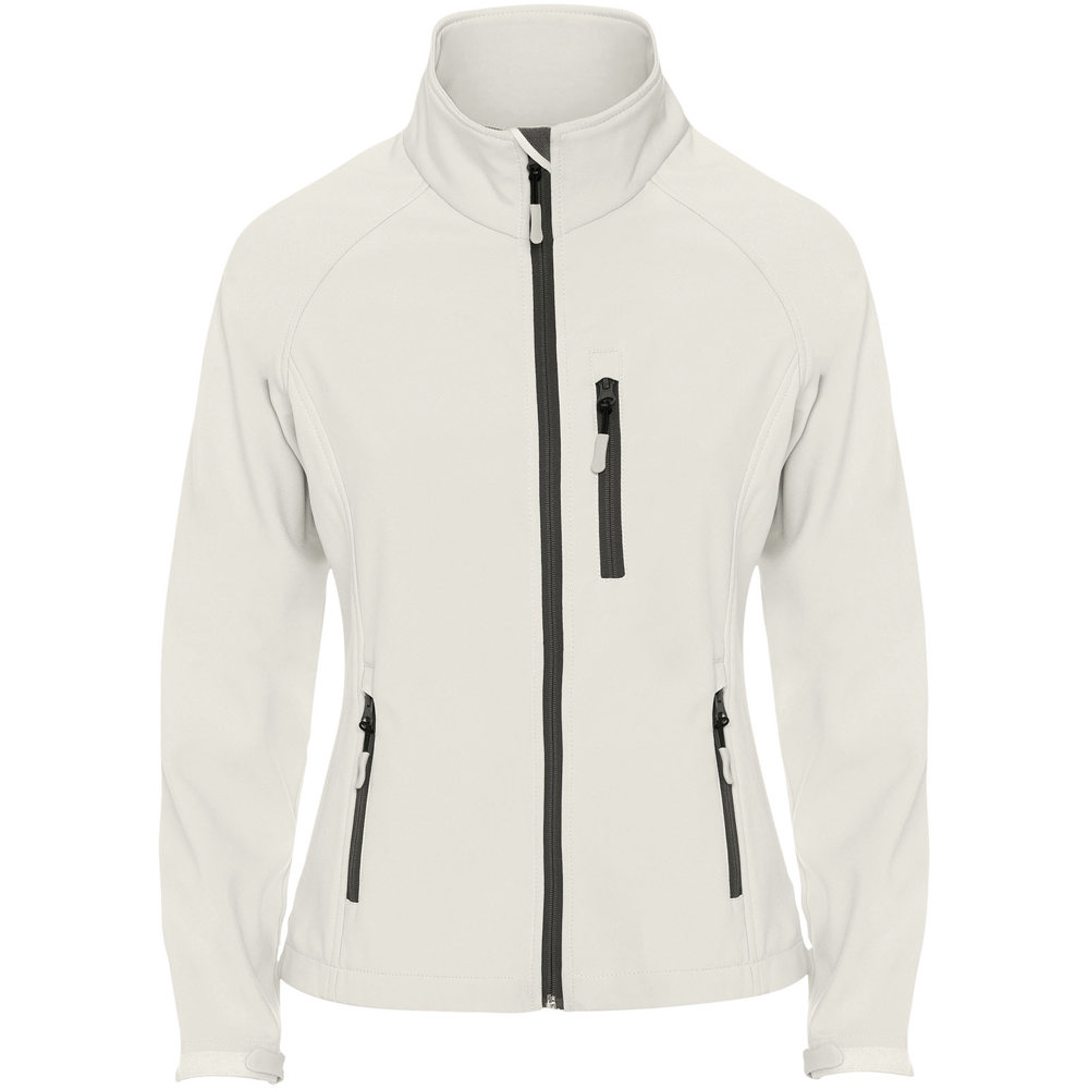 Antartida women's softshell jacket - Pearl White