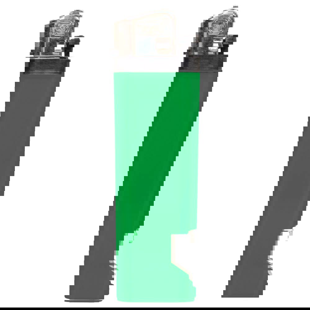 Flint lighter-bottle opener - green