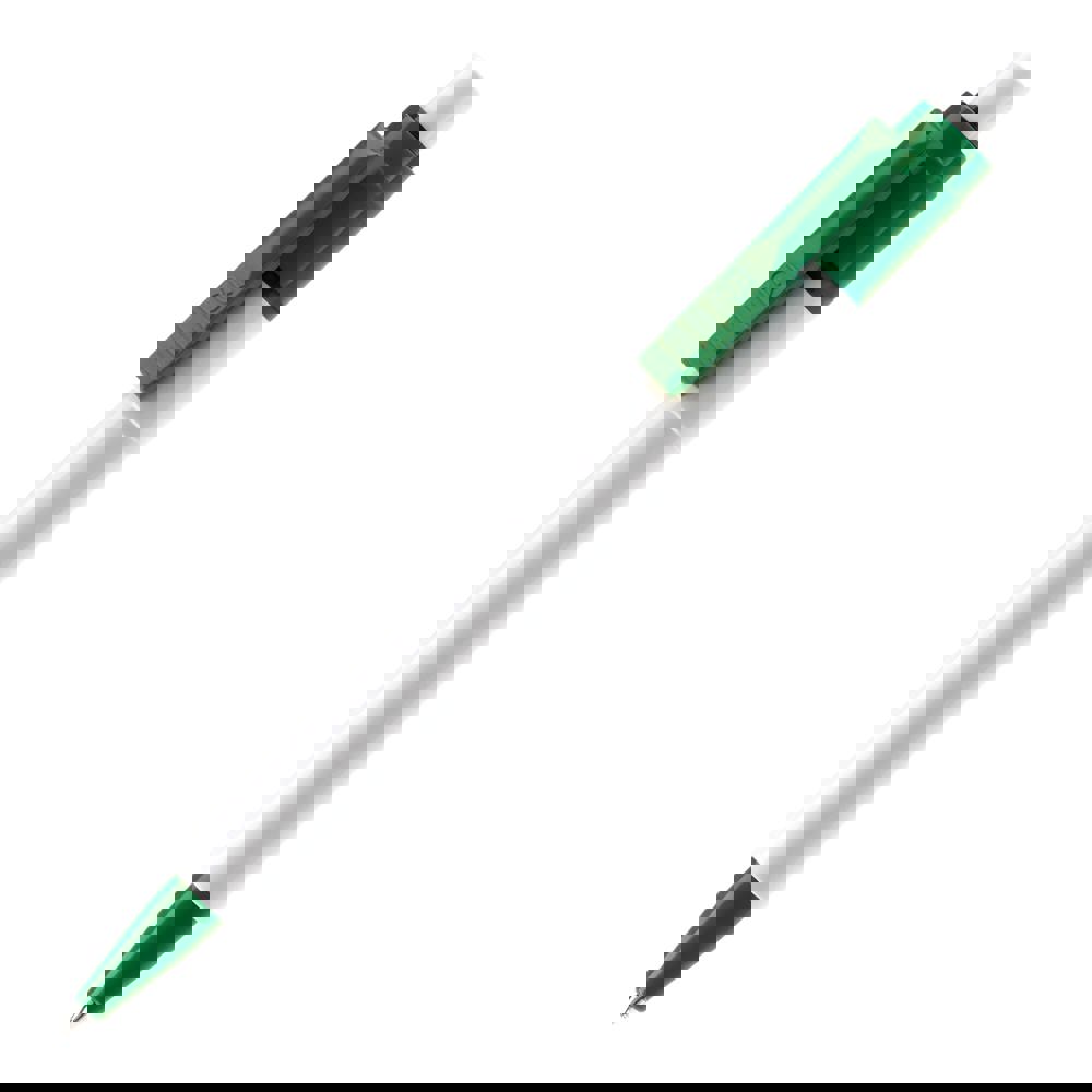 Ball pen Baron Colour hardcolour - White / Green