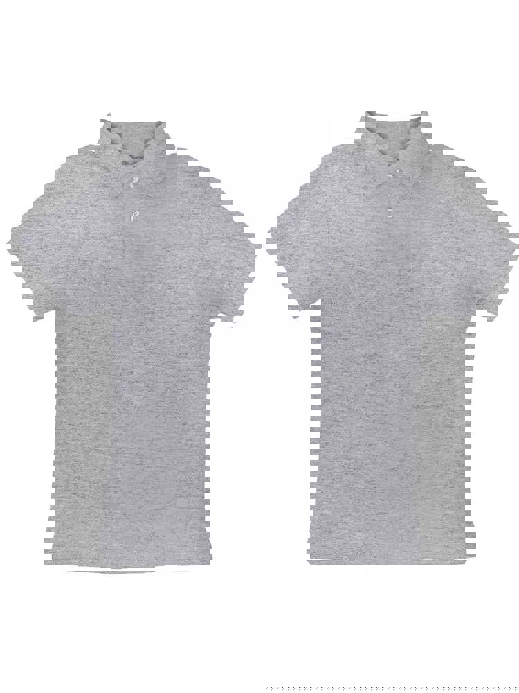 BS Evolution kids polo, 180 gr/m² - Grey melee (PMS Cool Grey 7C)