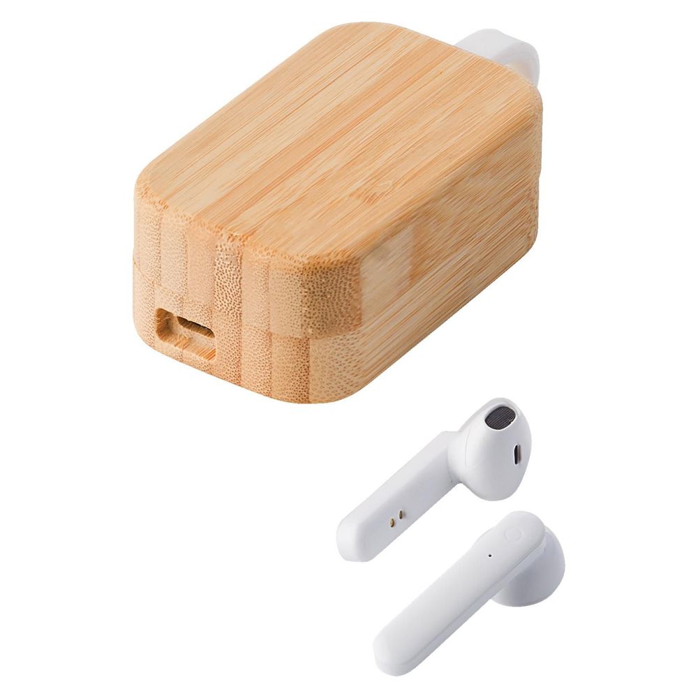 ABS wireless earphones Marmara - bamboo
