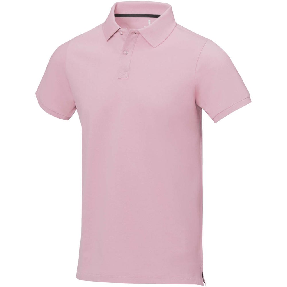 Calgary short sleeve men's polo - Light pink