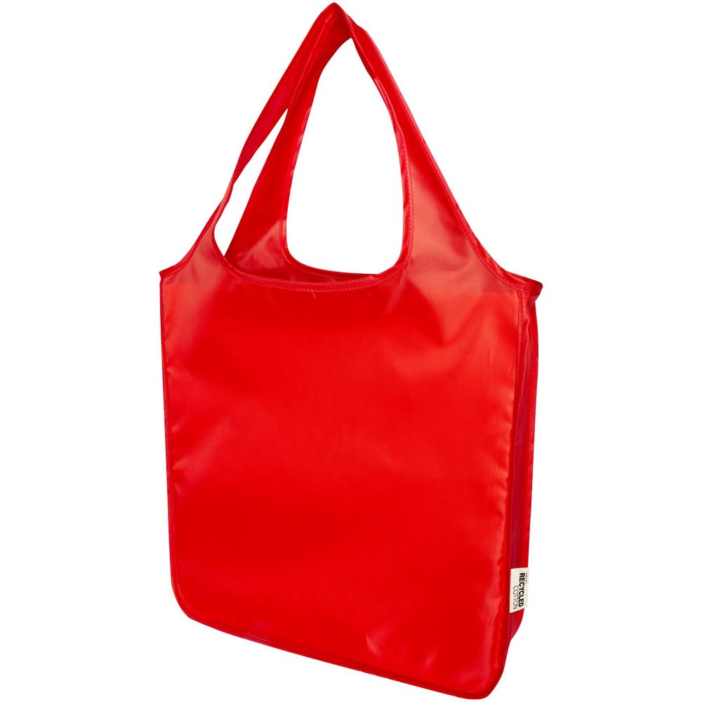 Ash RPET large foldable tote bag 14L - Red