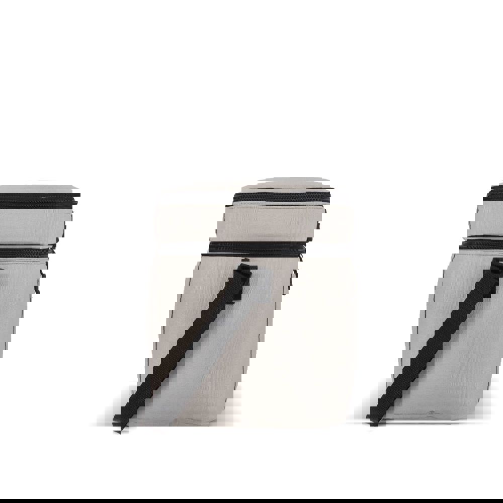 600D gerecycled PET koeltas met twee vakken 30 x 20 x 24 cm 12 L