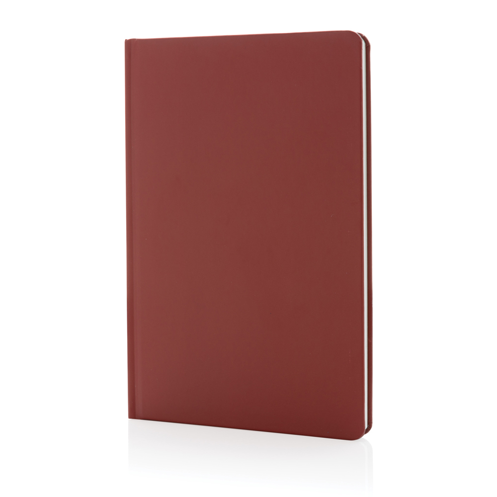 A5 Impact stone paper hardcover notebook - red (± PMS 1807)
