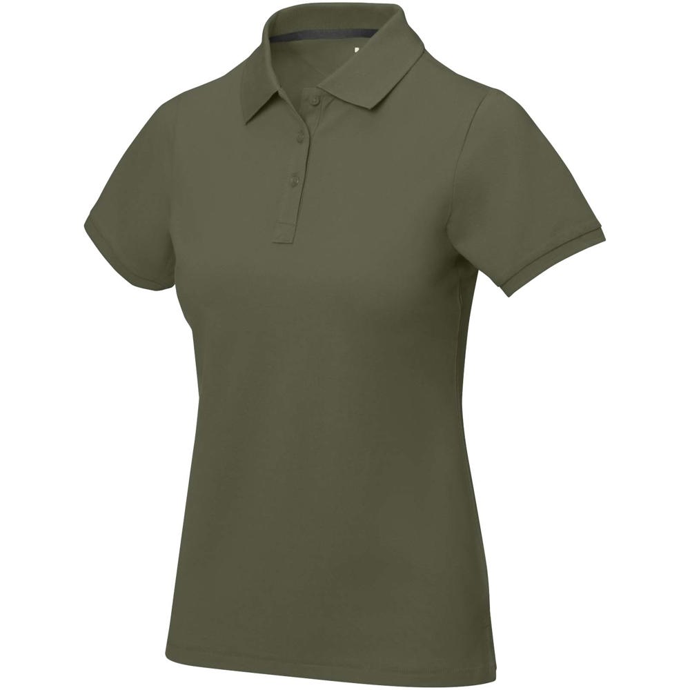 Calgary short sleeve women's polo - Forest green
