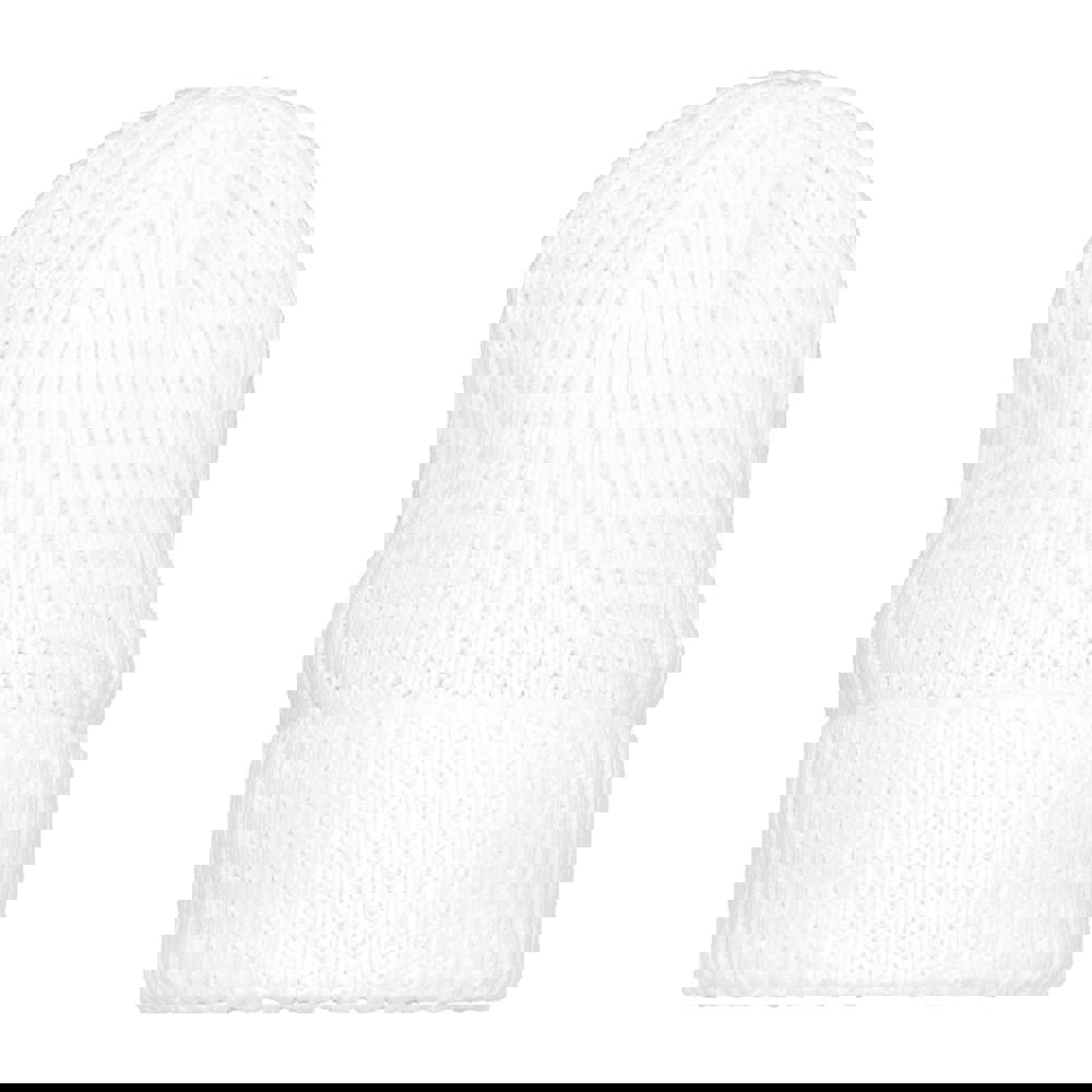 Coarsely knitted hat - White (White) / White