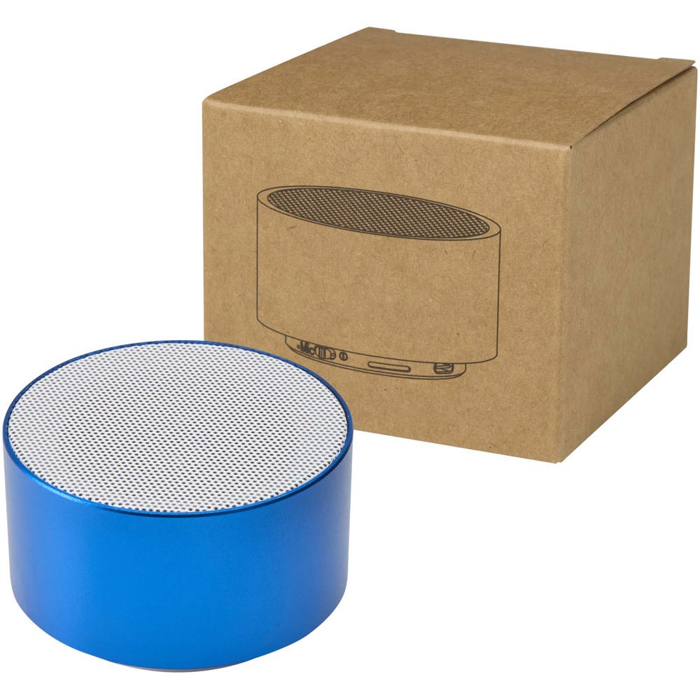 Ankaa 3W recycled aluminium wireless Bluetooth speaker - Royal blue