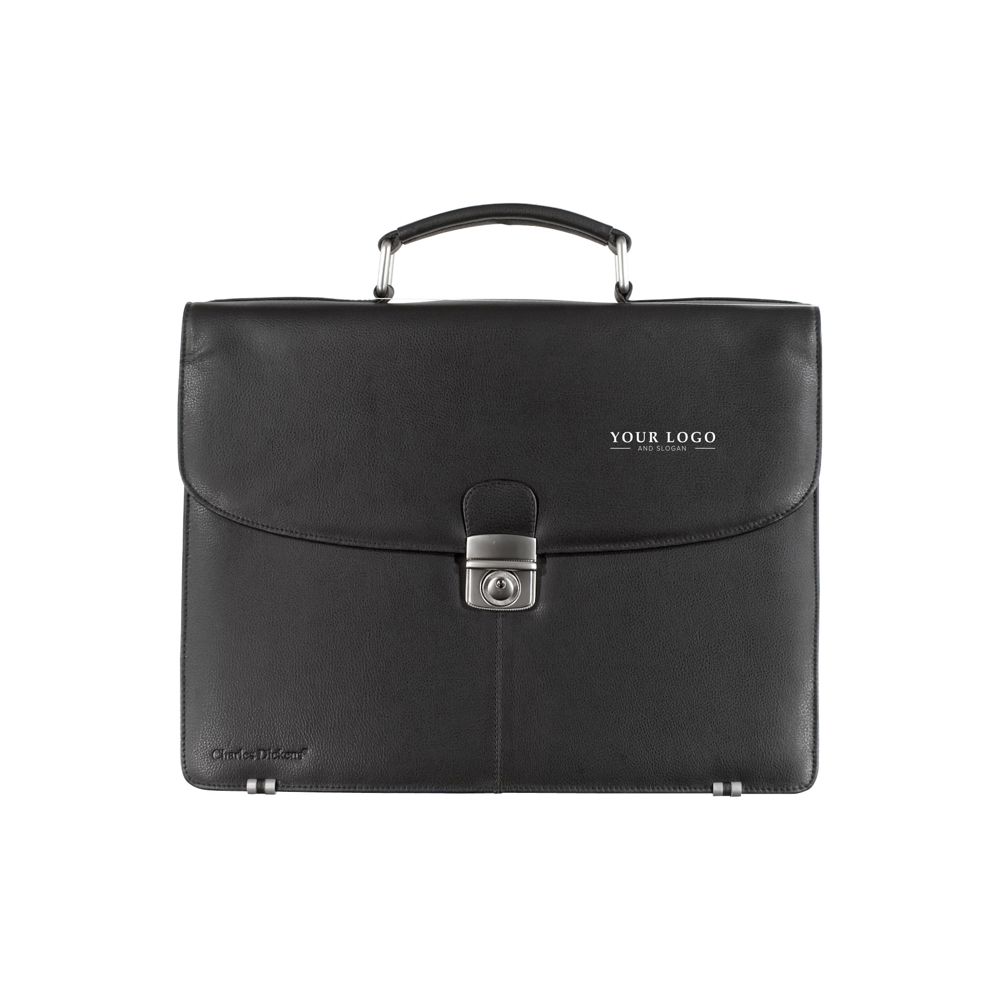 Leather Charles Dickens® briefcase Shia