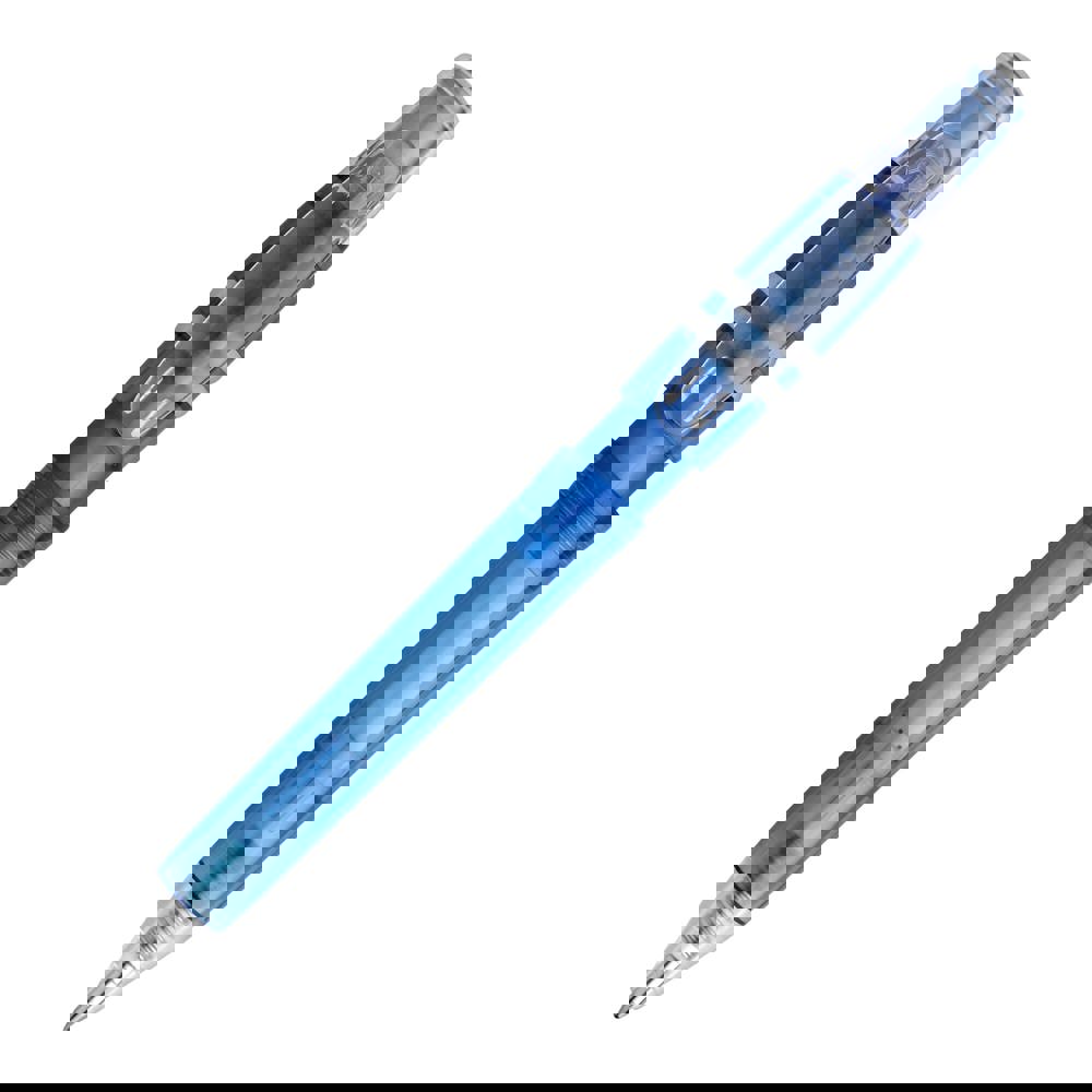 Ball pen Nora Clear transparent - Transparent / Blue