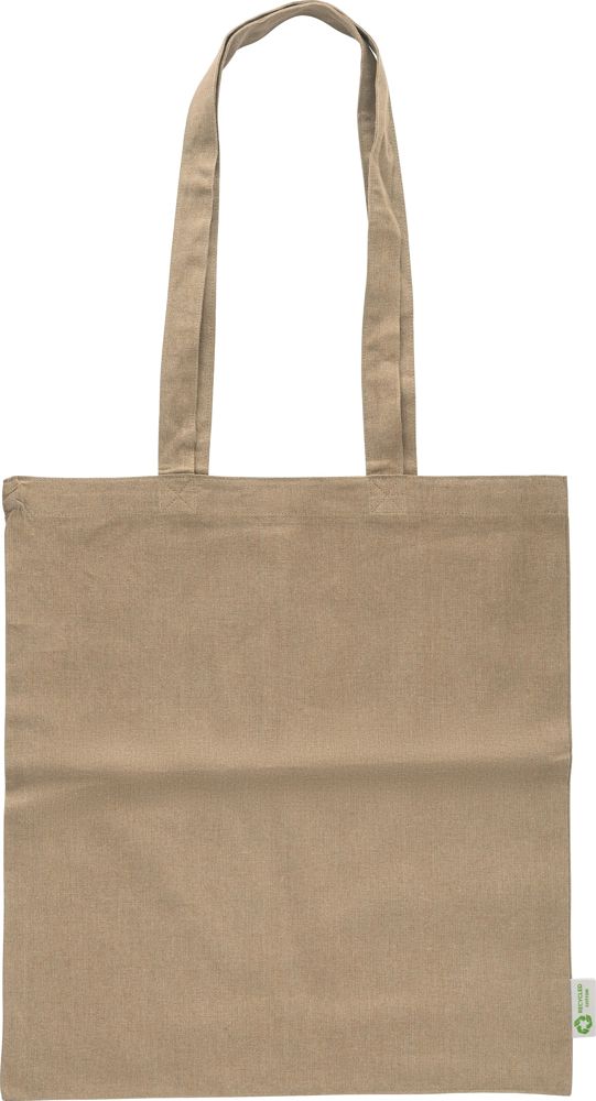 Gerecyclede katoenen boodschappentas (120 gsm) Cassiopeia - khaki (écru)