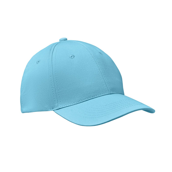 BASIE APOLLO - Baseball cap 6 panels 160g/m² - Babyblau