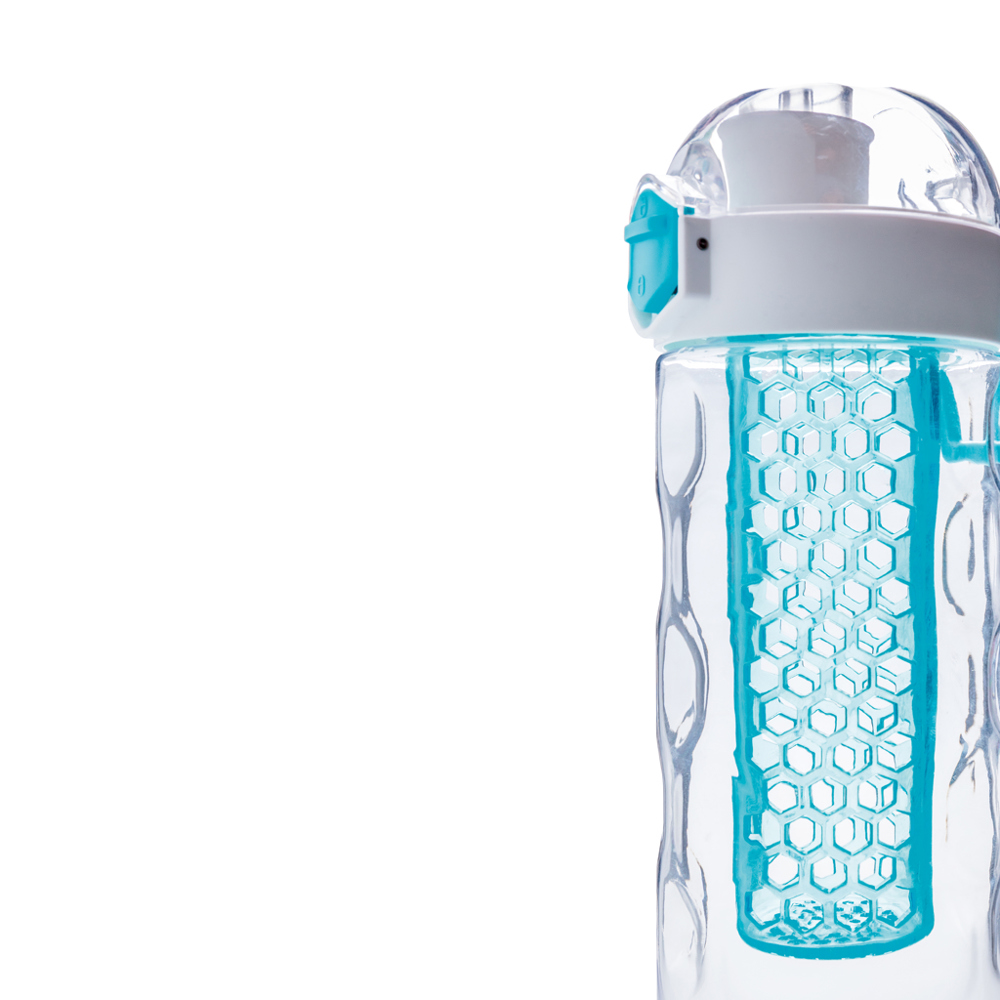 Honeycomb afsluitbare lekvrije waterfles met infuser