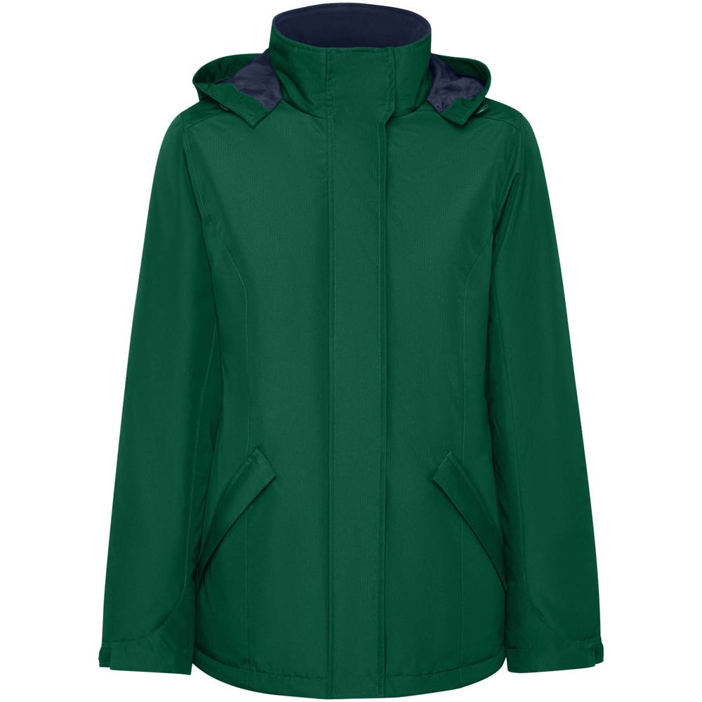 America women's padded parka jacket - Bottle green