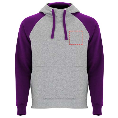 Badet unisex two-tone hoodie