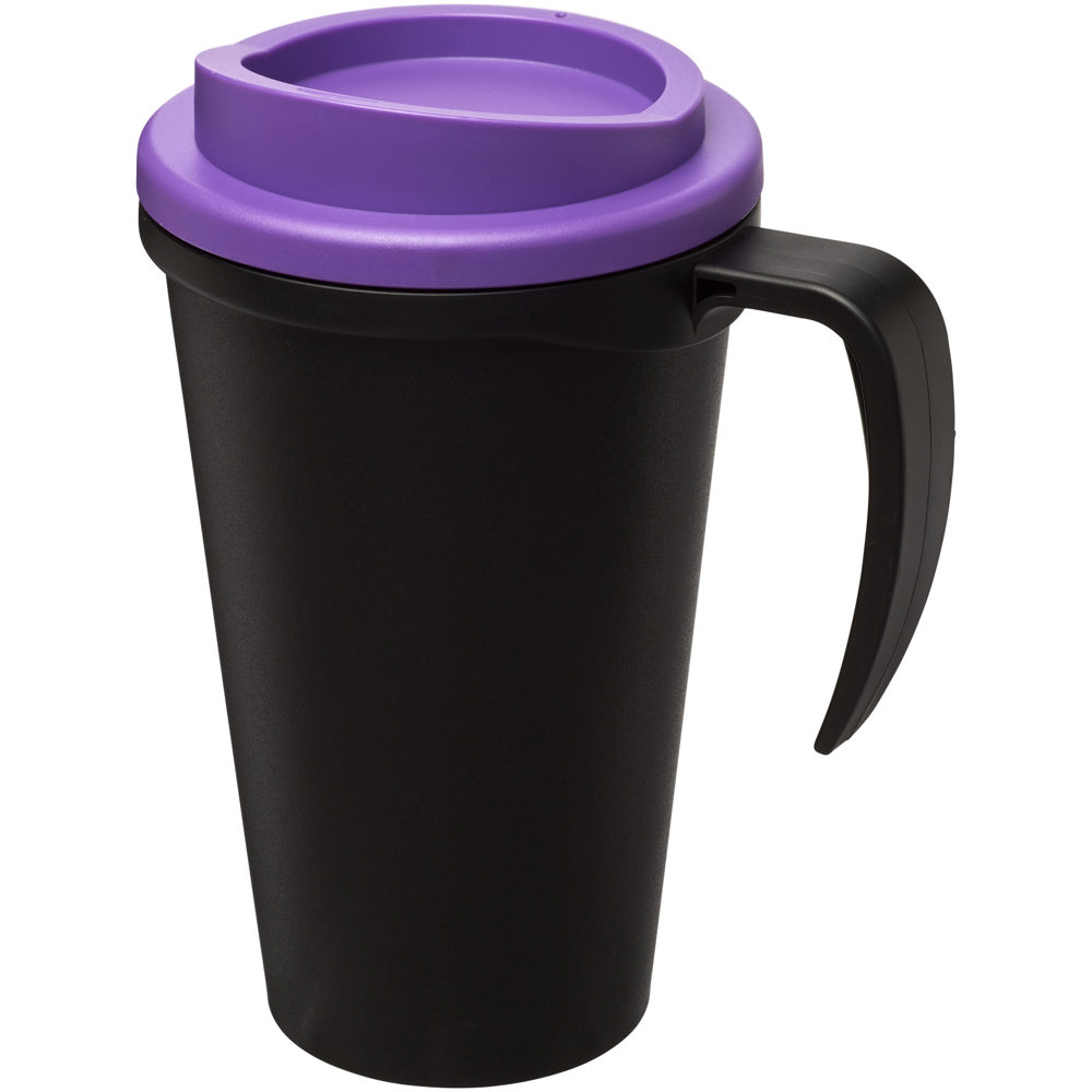 Americano® Grande 350 ml insulated mug - Black, Purple