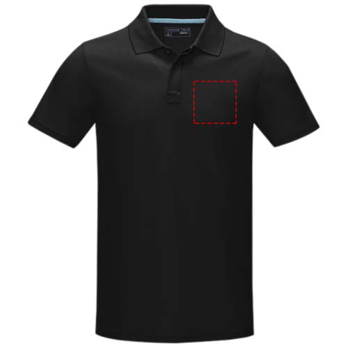 Graphite short sleeve men’s organic polo