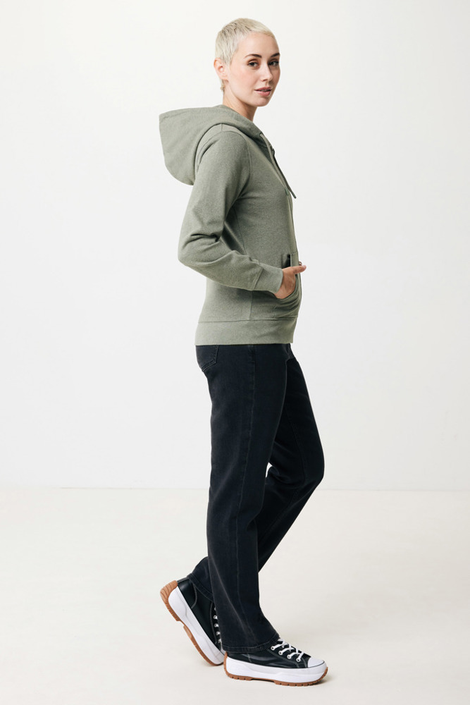 IQONIQ Abisko recycled cotton zip through hoodie